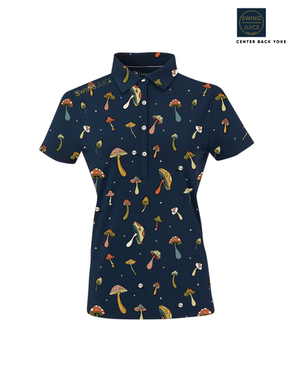 Golf Magic Mushrooms Women's Polo SwingJuice