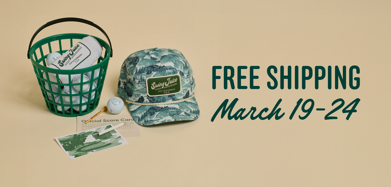 Free Shippping March 19 - 24, 2026