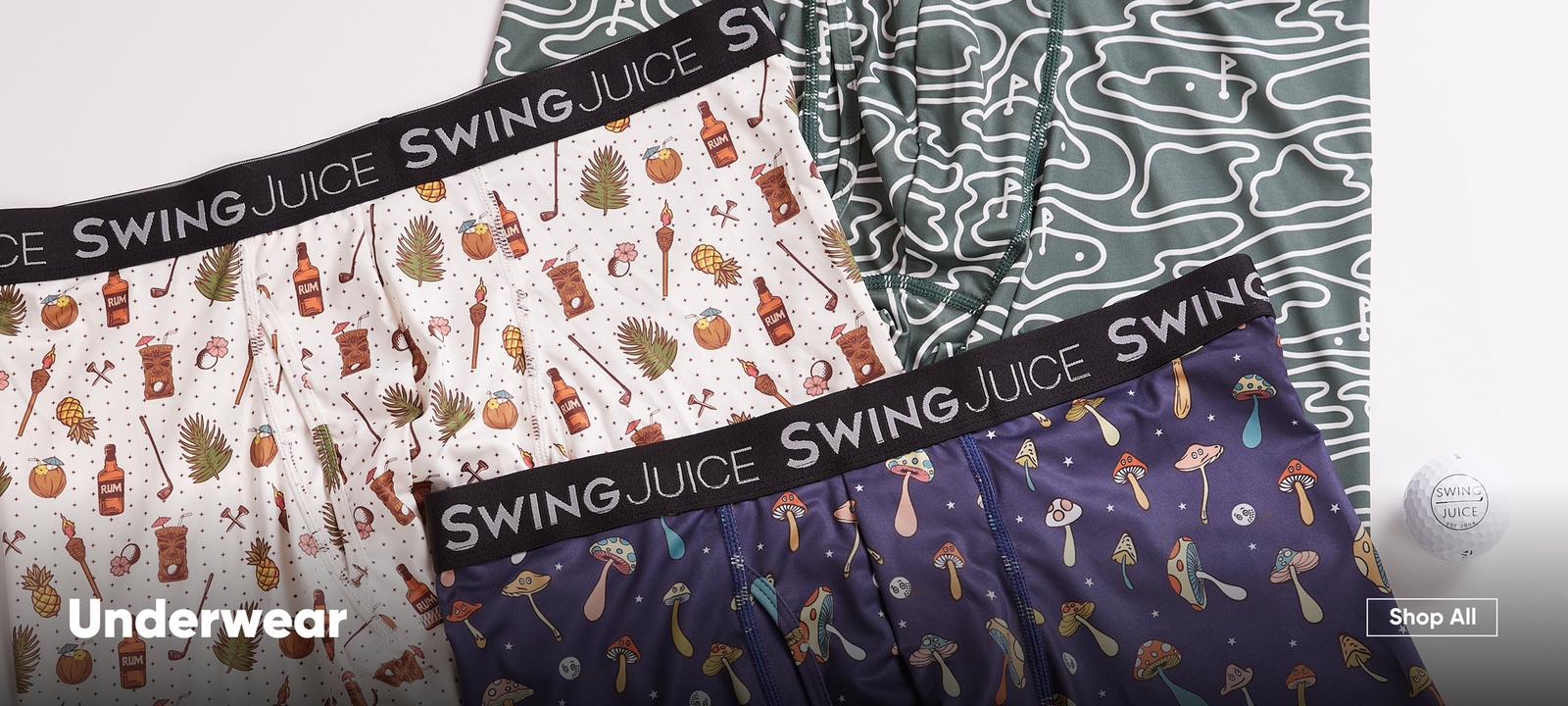 Underwear promotional banner