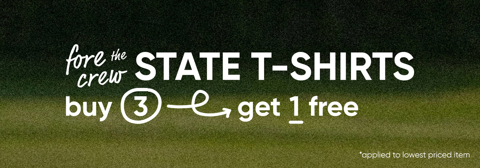 Fore State T-Shirts promotional banner