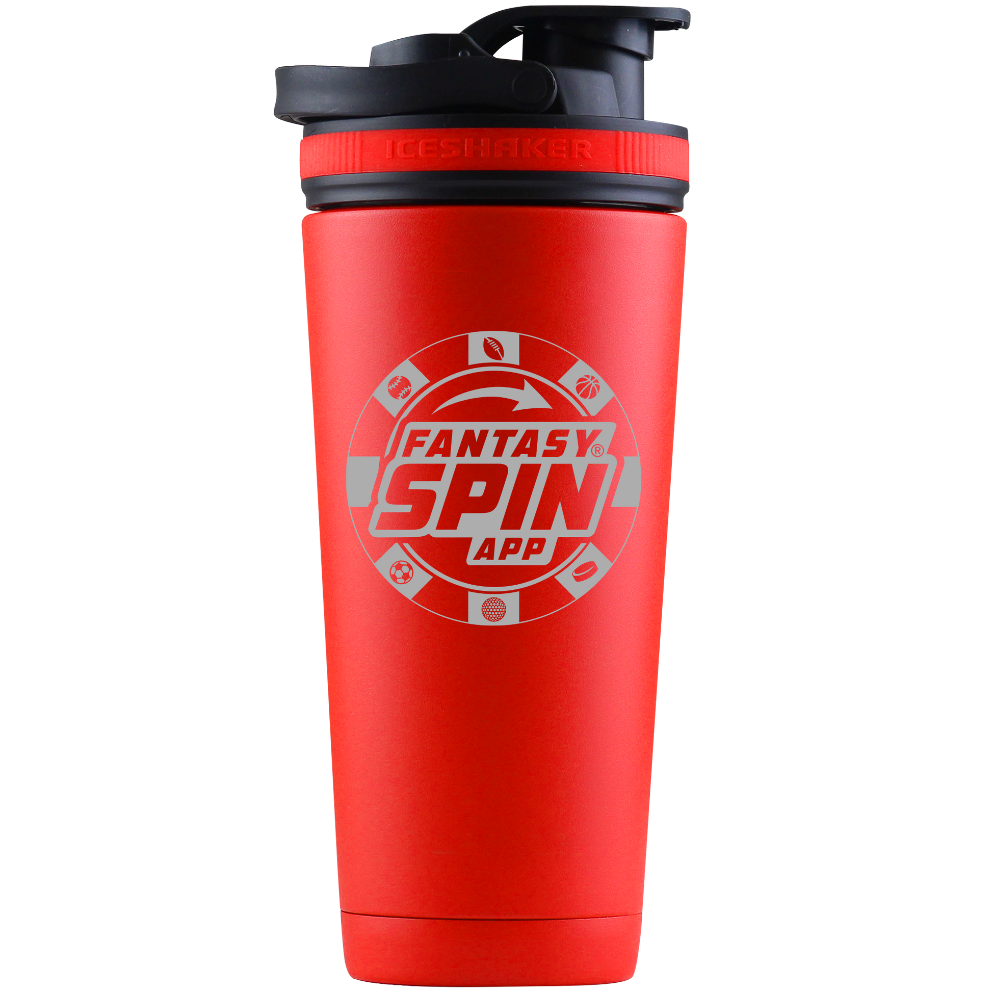 FantasySpin Ice Shaker Unisex Bottle Chip-Red