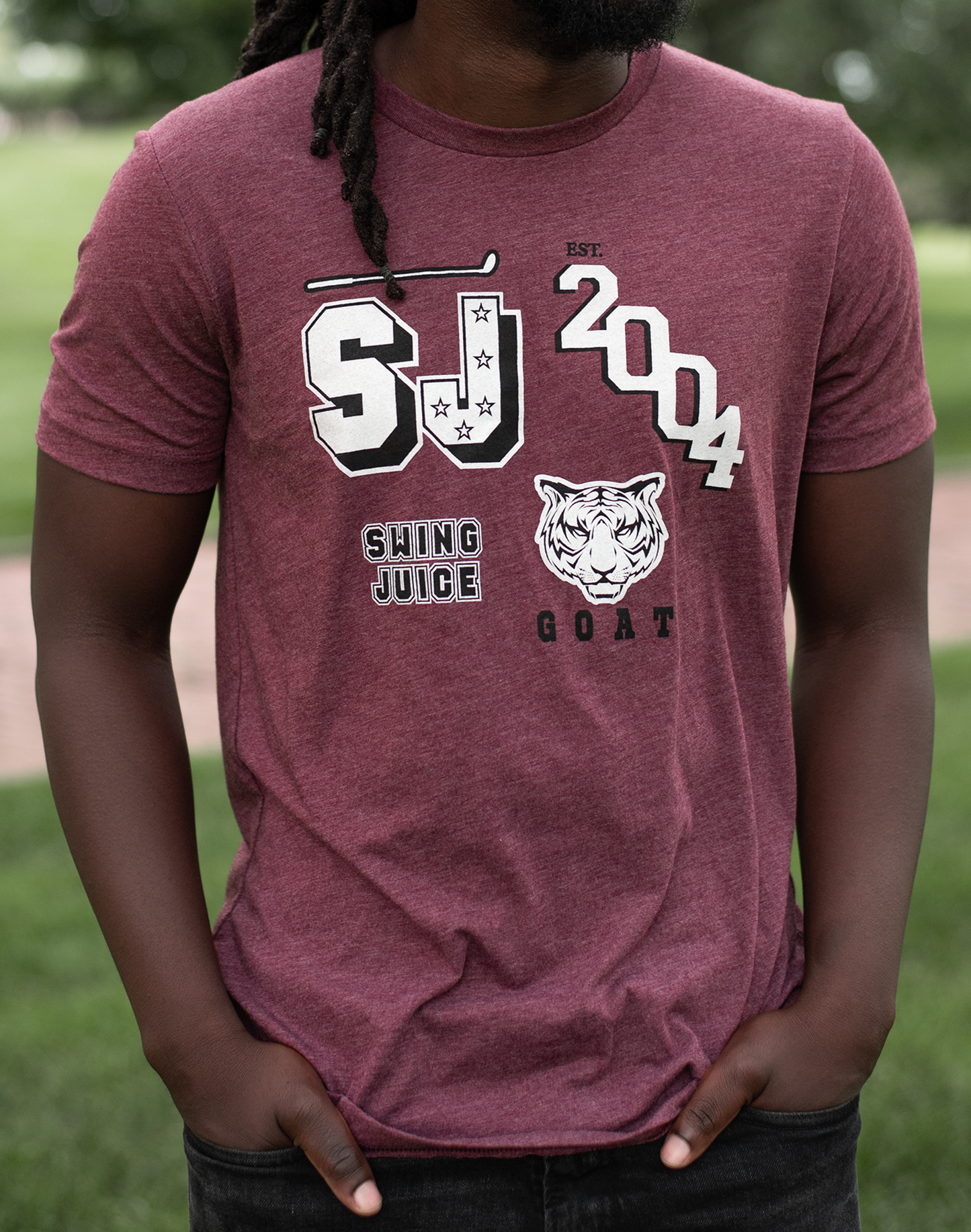 Golf Varsity Remix Unisex T-Shirt SwingJuice