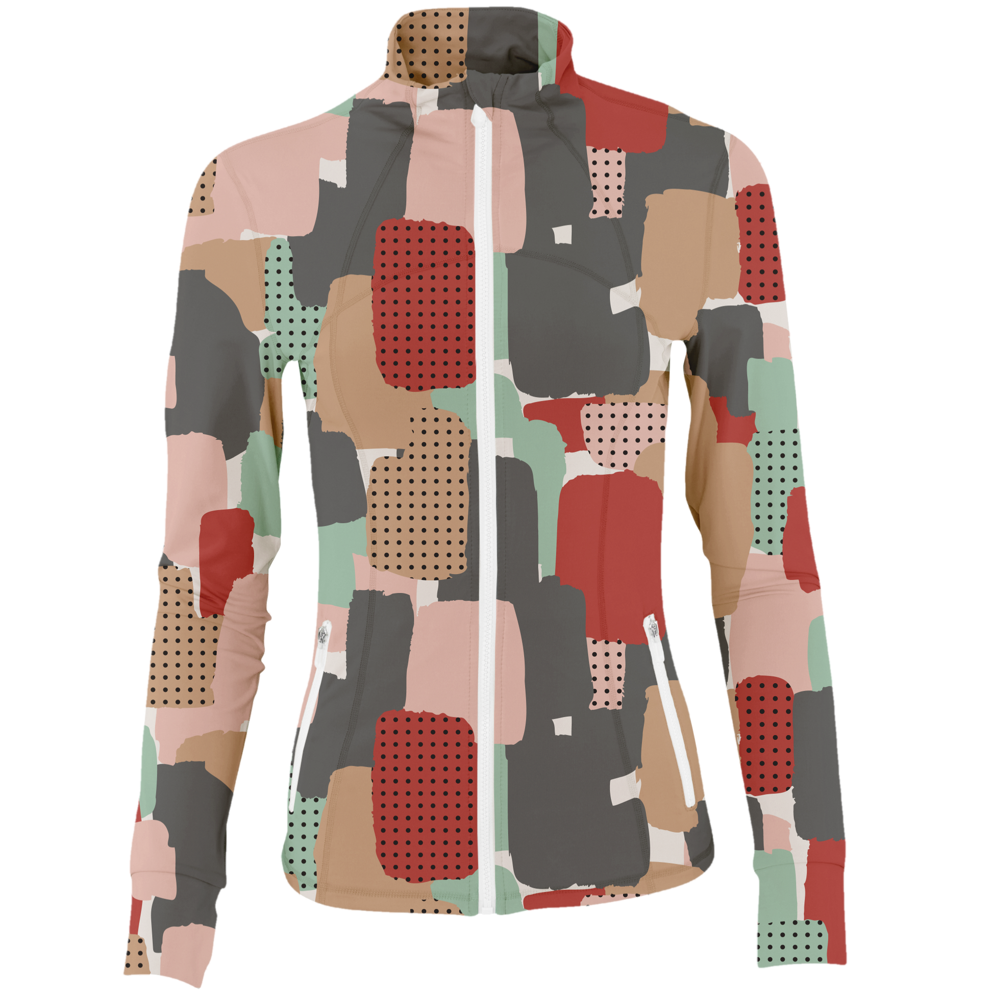 Golf Abstract Camo Women's Full Zip SwingJuice