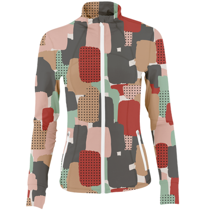 Golf Abstract Camo Women's Full Zip SwingJuice