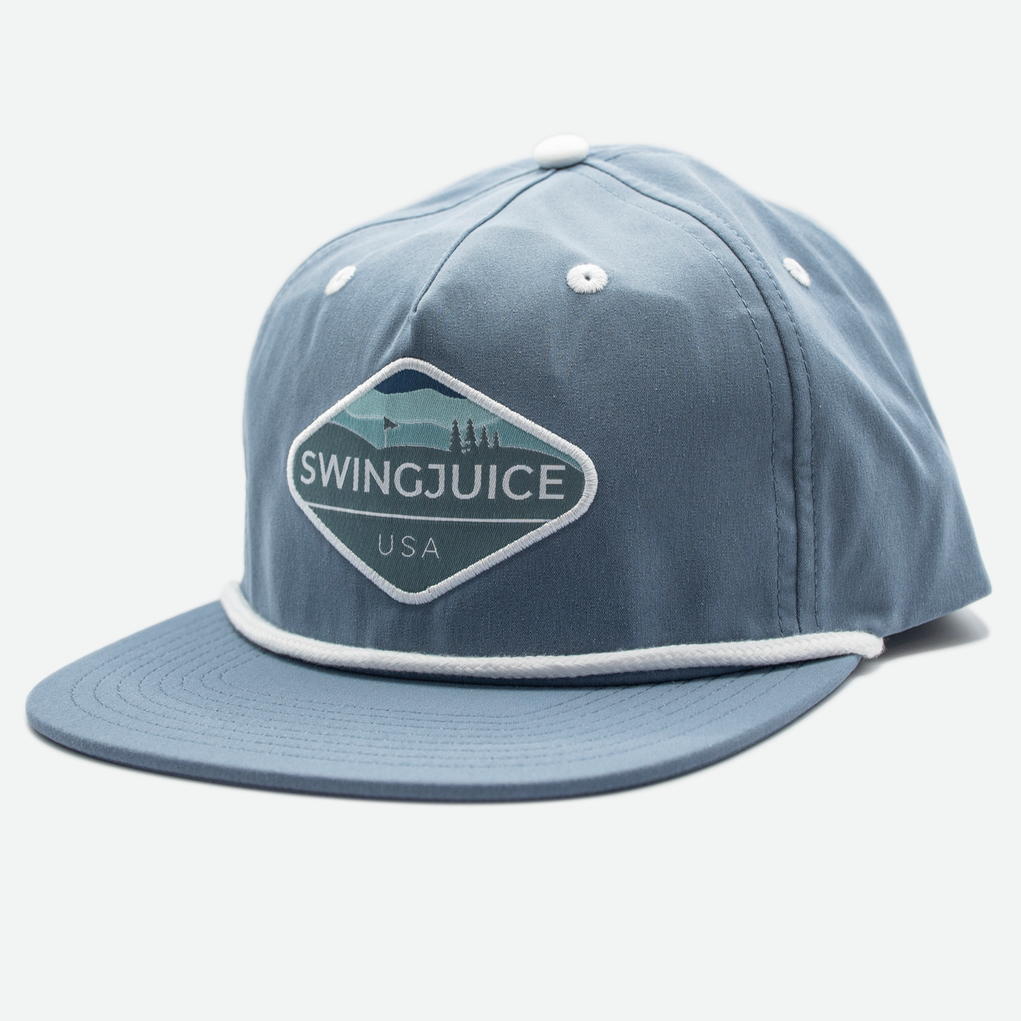 Test - SwingJuice Active Performance Rope Hat Golf Course Management Slate O/S SwingJuice