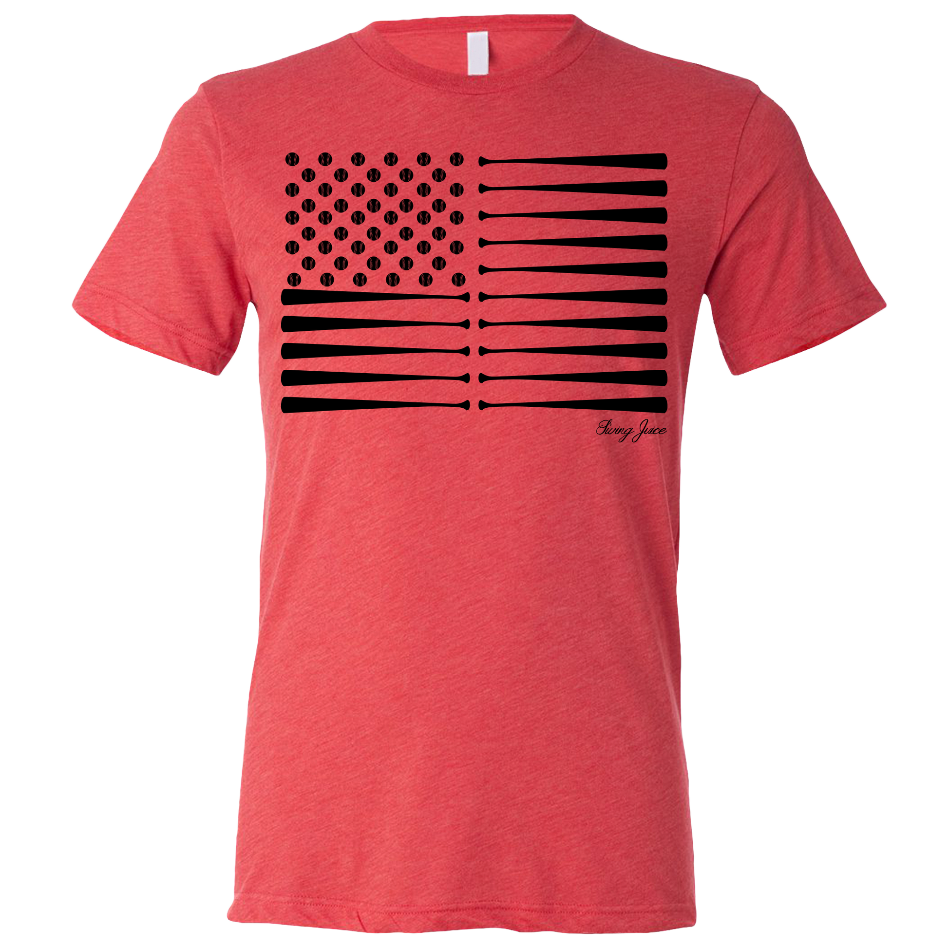 Baseball Flag Unisex T-Shirt SwingJuice