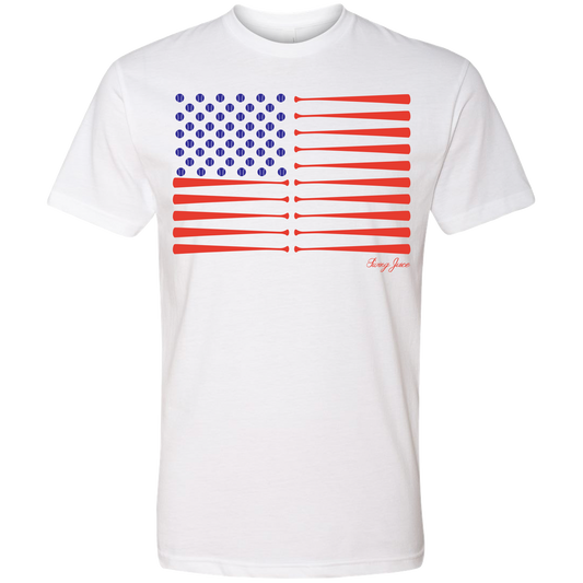 Baseball Flag Unisex T-Shirt SwingJuice