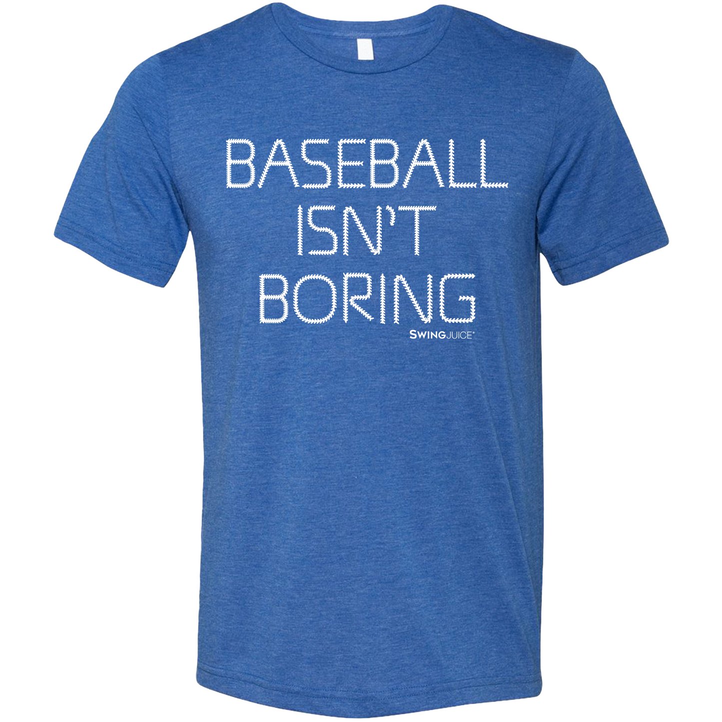 Official Baseball Isn't Boring Unisex T-Shirt Royal Blue SwingJuice