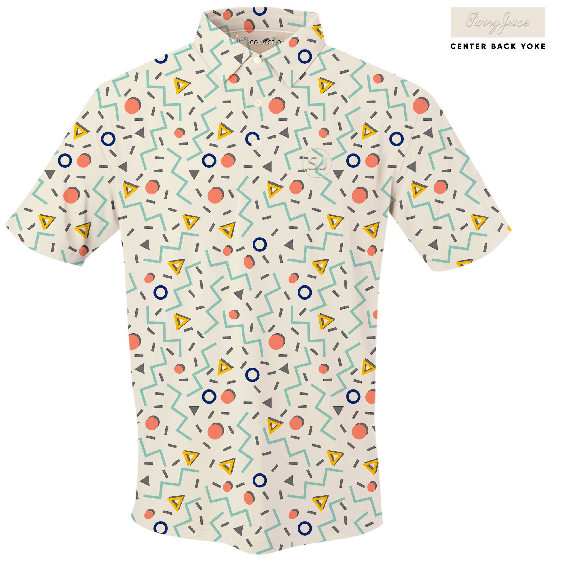 Golf Fresh Prints Men's Polo SwingJuice