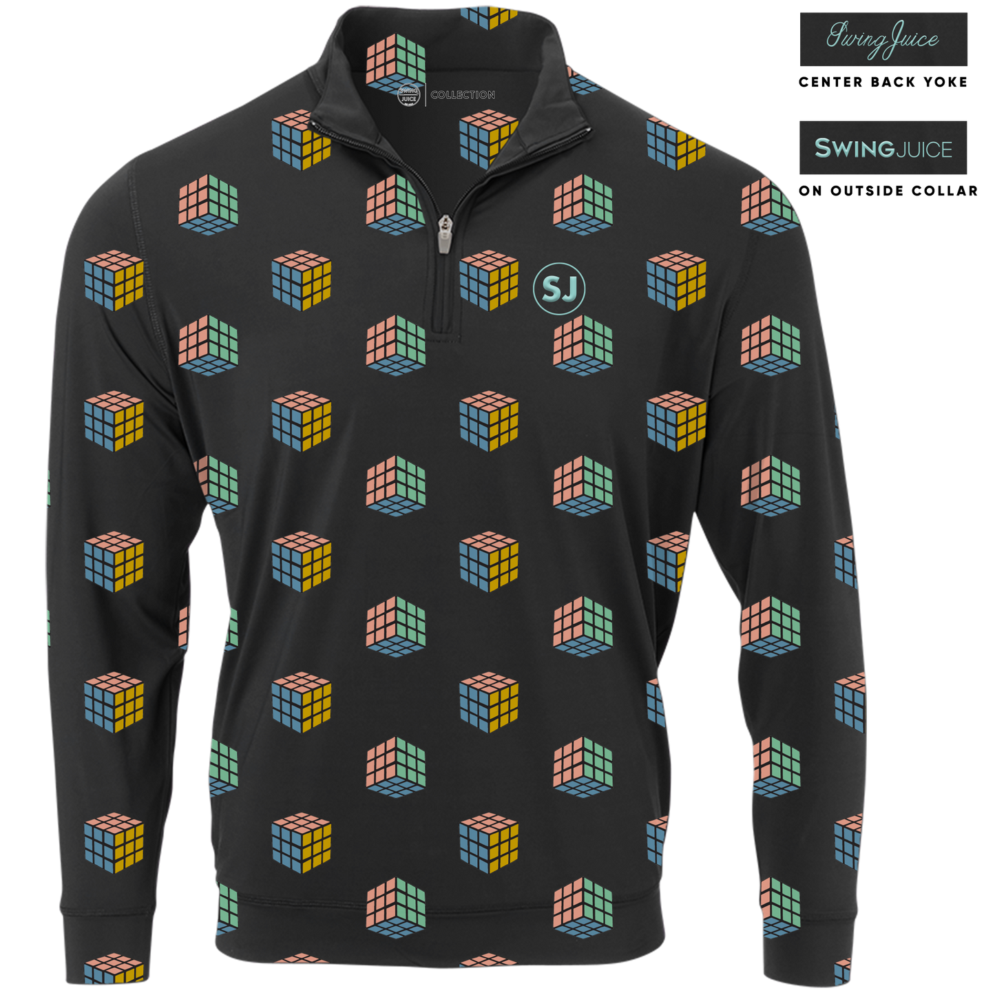 Golf Gamescape Men's Quarter Zip SwingJuice