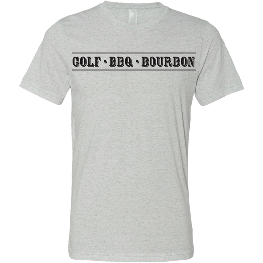 Golf BBQ & Bourbon Unisex T-Shirt SwingJuice