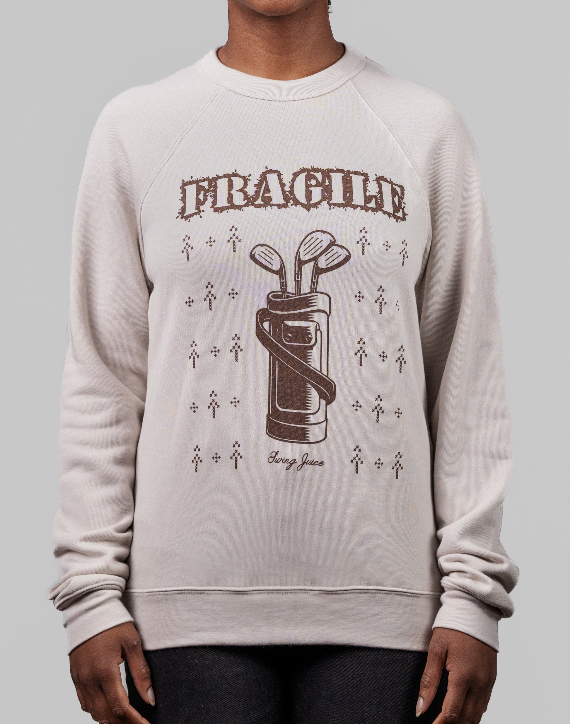 Golf Fragile Unisex Ugly Sweatshirt SwingJuice