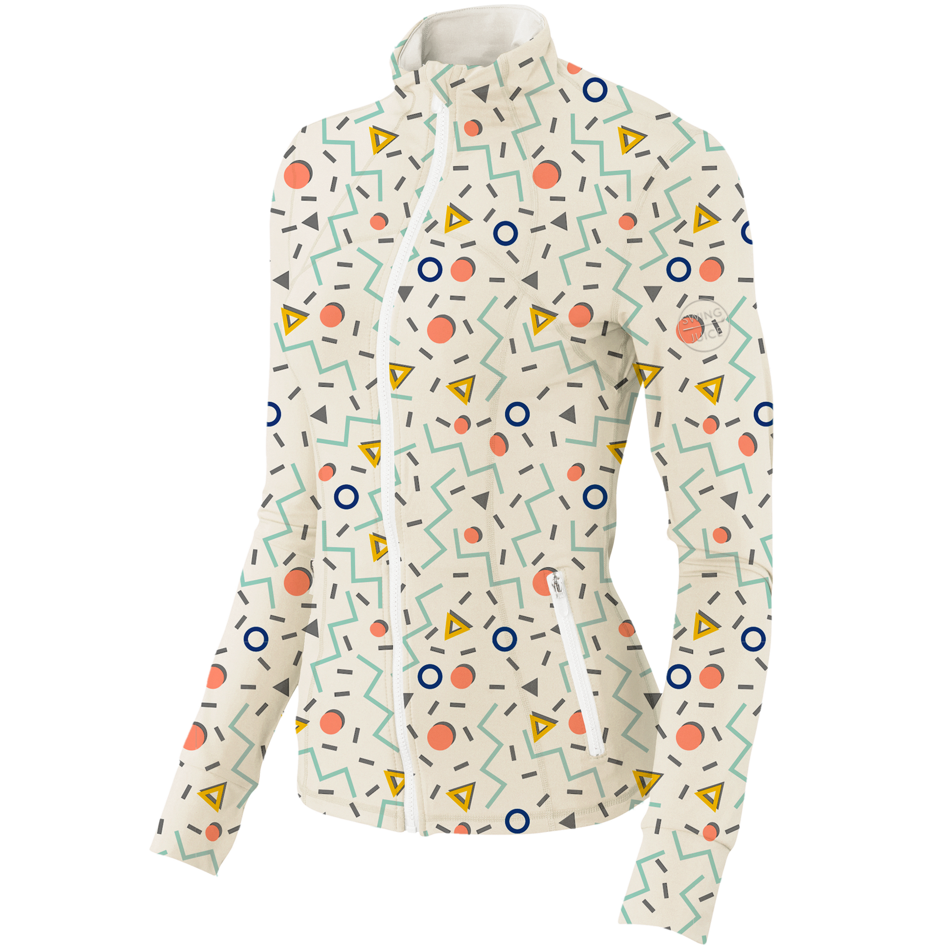 Golf Fresh Prints Women's Full Zip SwingJuice