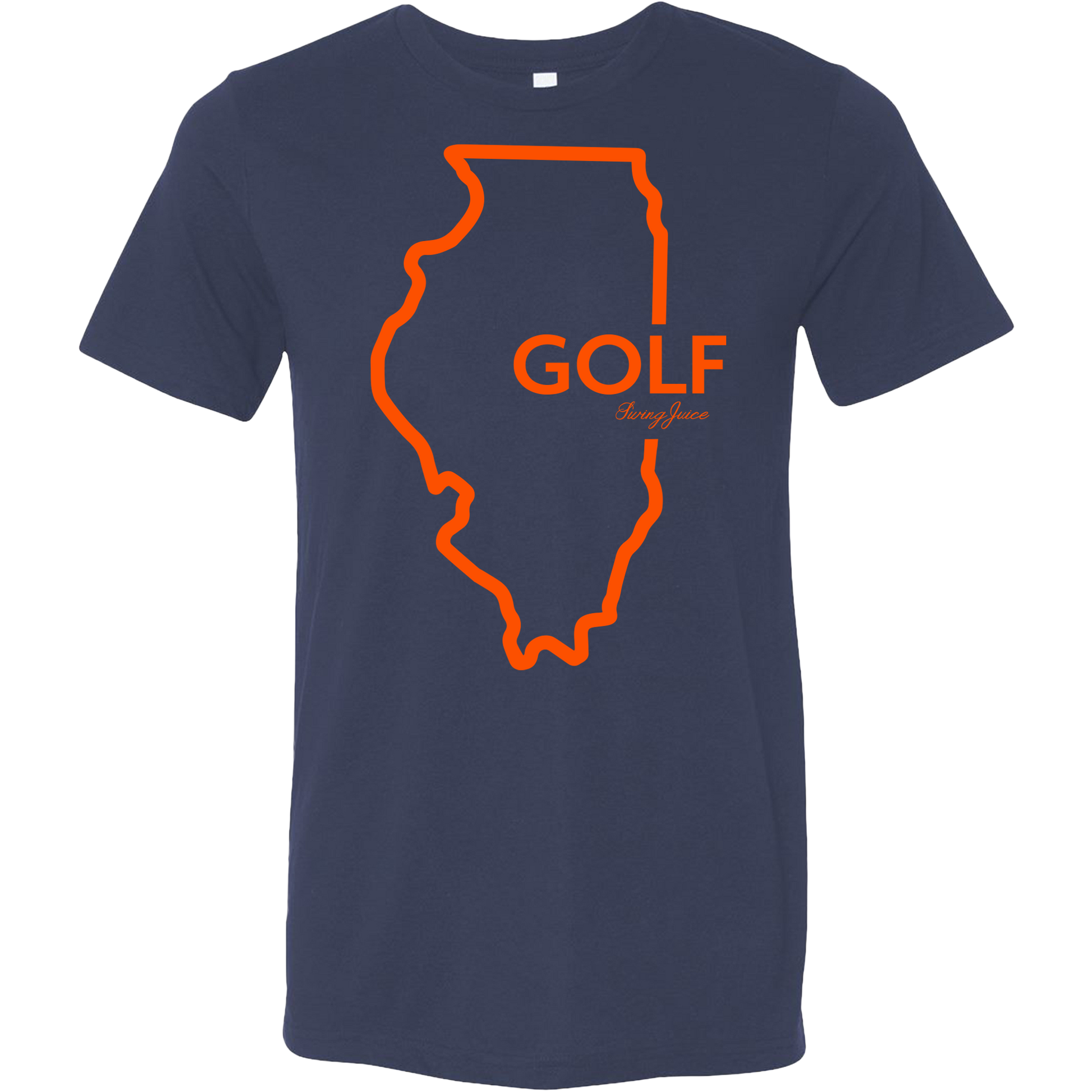 Golf Illinois Unisex T-Shirt SwingJuice