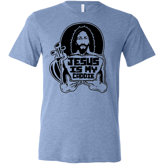 Golf Jesus Is My Caddie Unisex T-Shirt SwingJuice