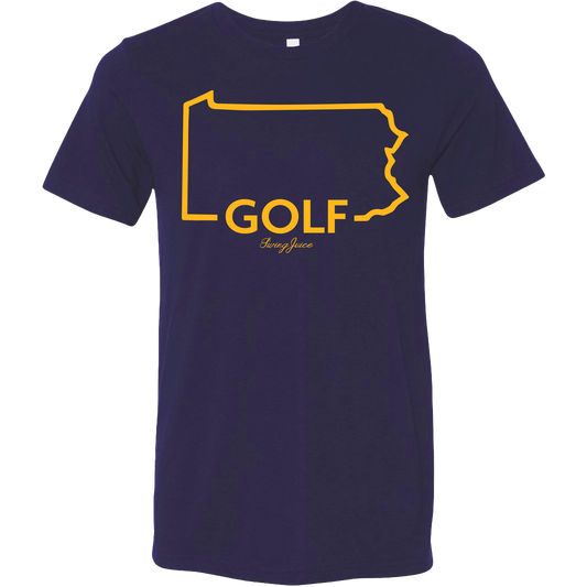 Golf Pennsylvania Unisex T-Shirt SwingJuice