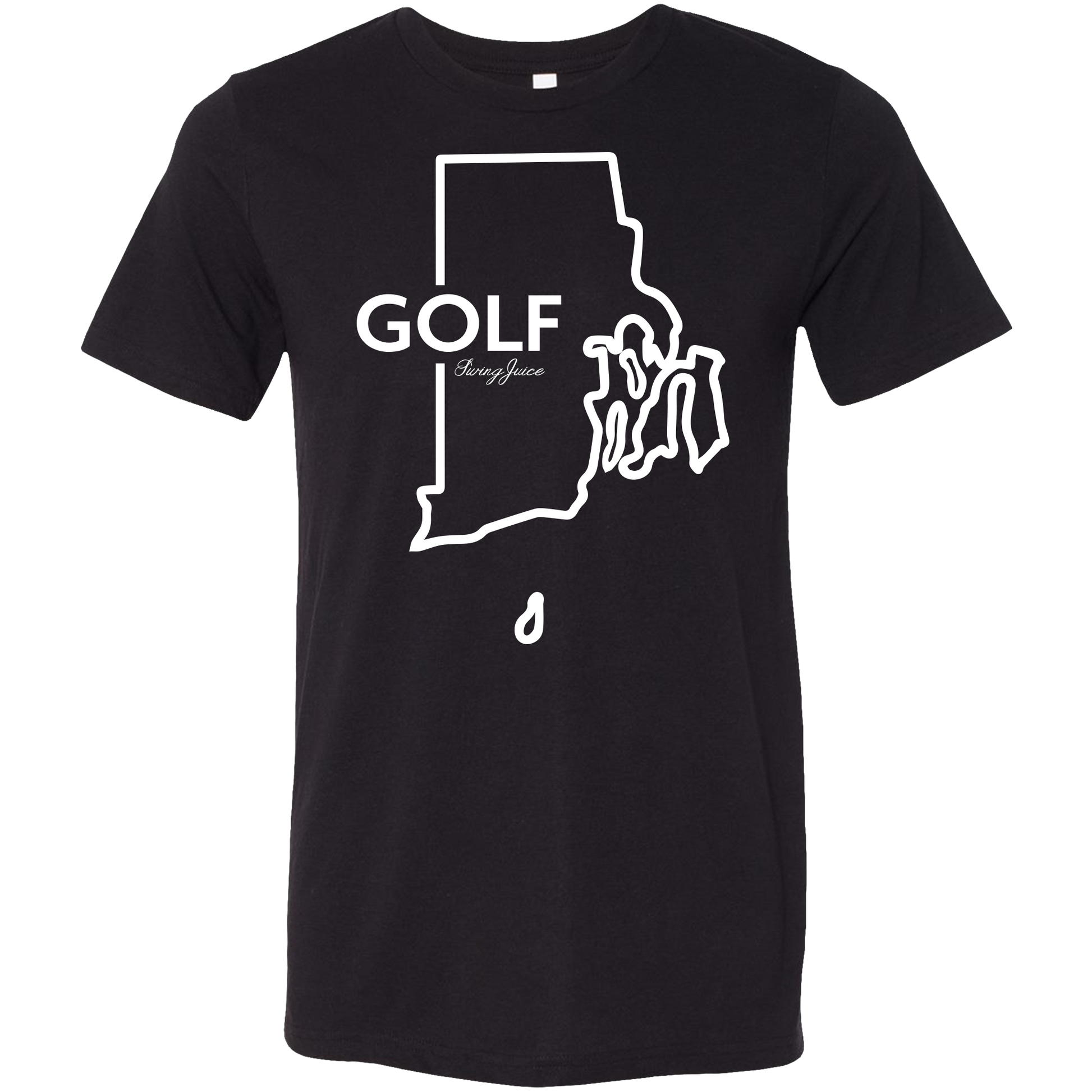 Golf Rhode Island Unisex T-Shirt SwingJuice