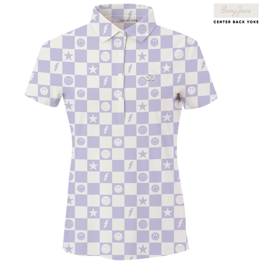 Golf Smiley Women's Polo SwingJuice