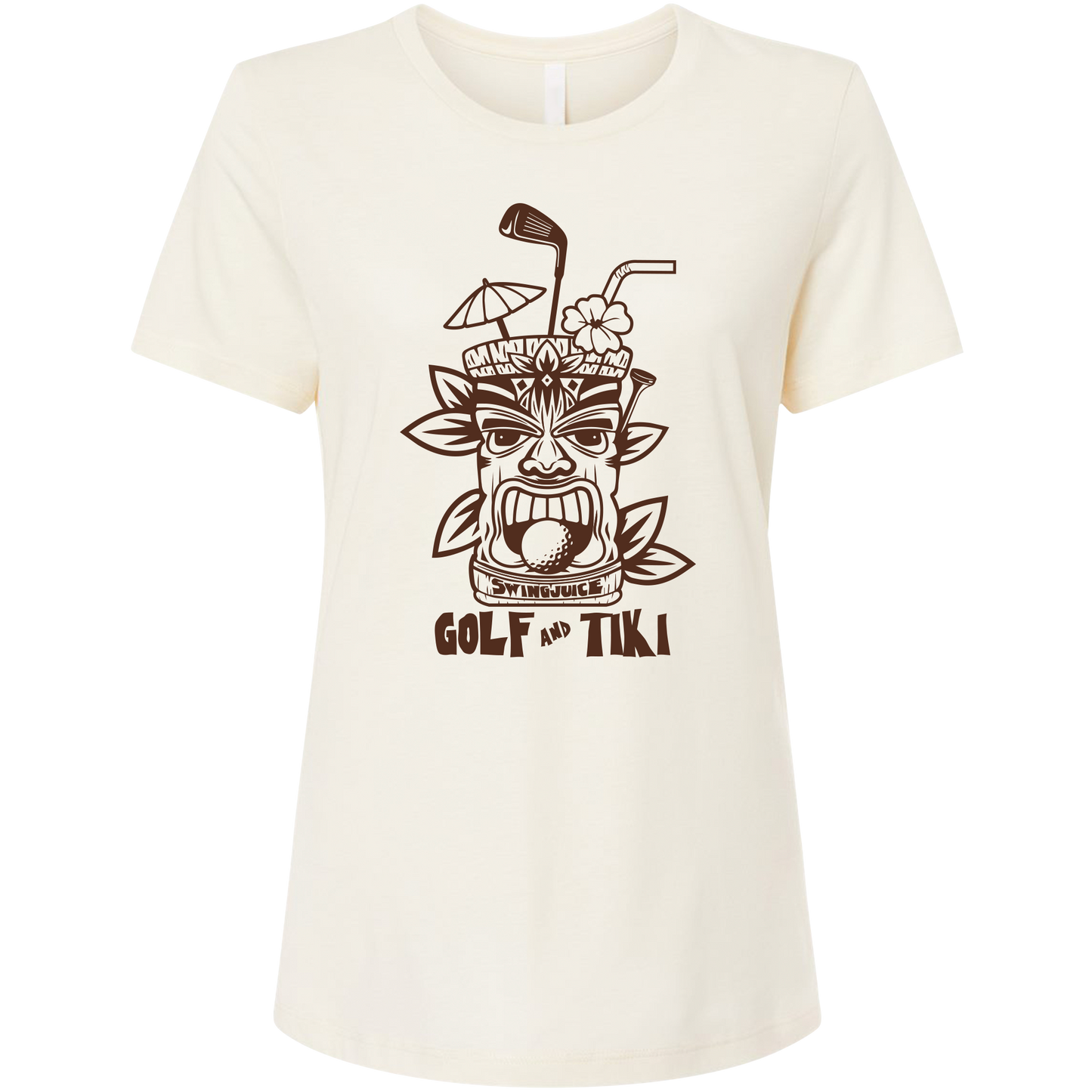 Golf & Tiki Women's T-Shirt SwingJuice LLC