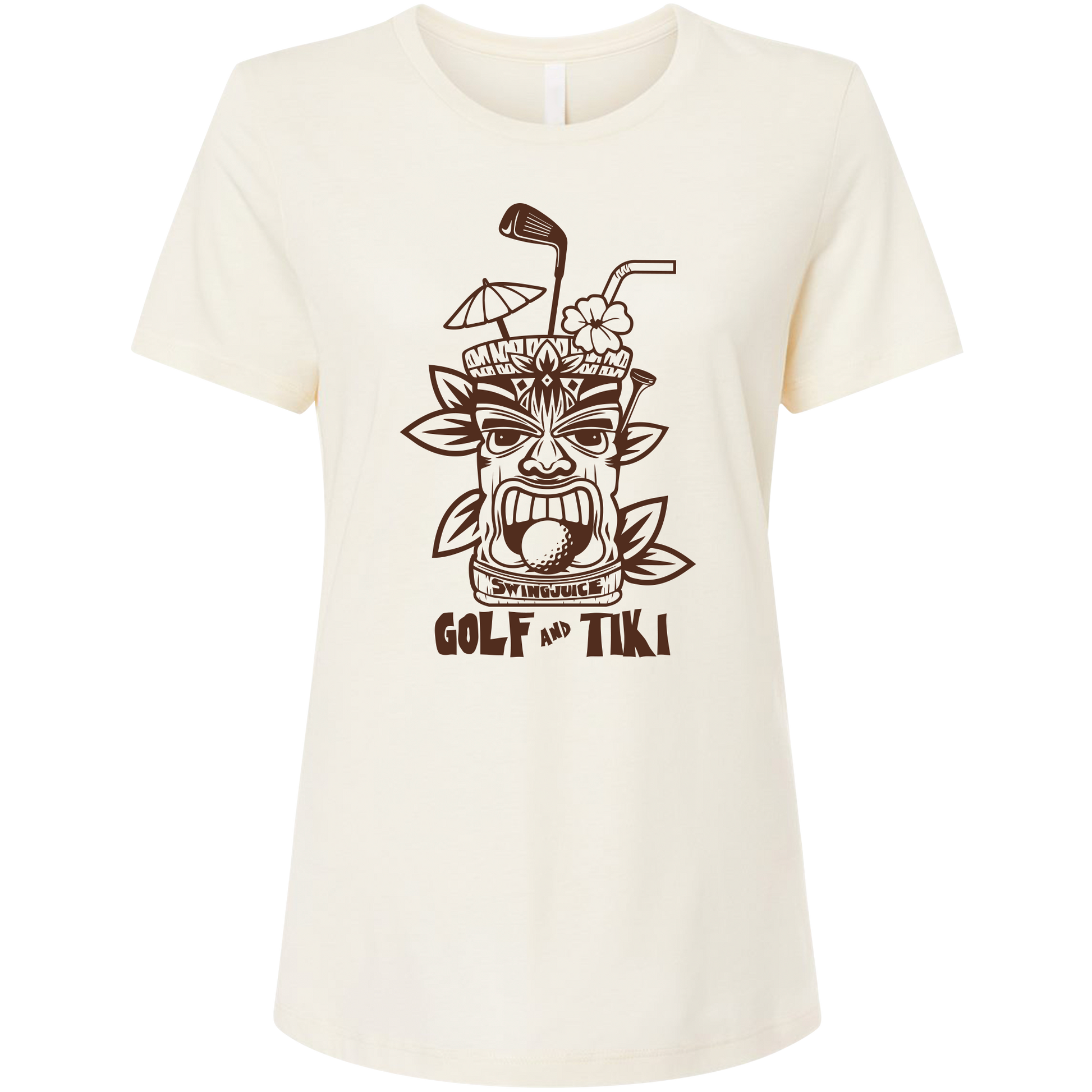 Golf & Tiki Women's T-Shirt SwingJuice LLC