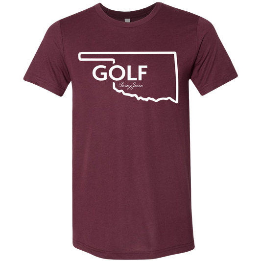 Golf Oklahoma Unisex T-Shirt SwingJuice