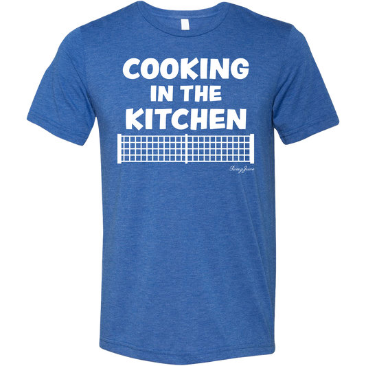 Pickleball Cooking In The Kitchen Unisex T-Shirt SwingJuice