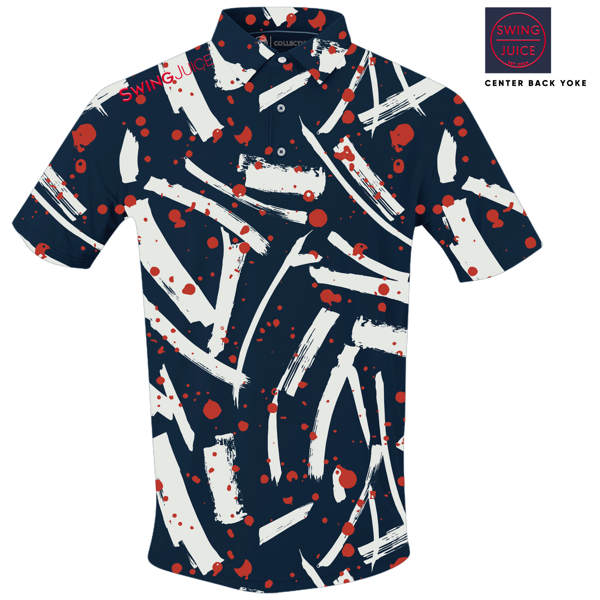 Golf Pollock Men's Polo SwingJuice