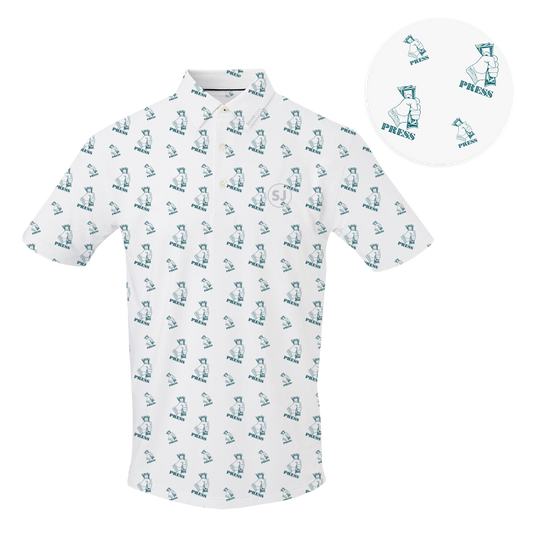 Golf Press Men's Polo SwingJuice