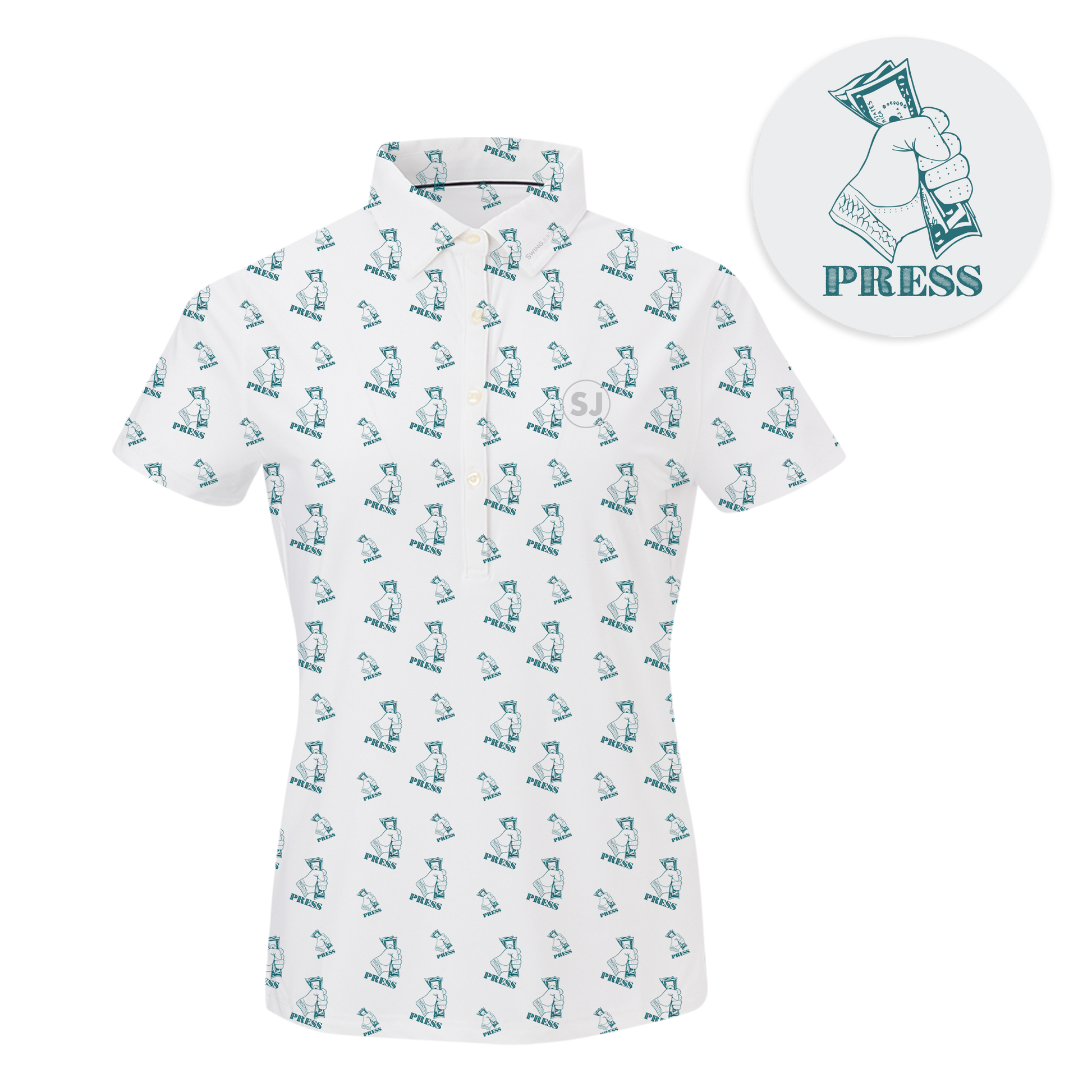 Golf Press Women's Polo SwingJuice