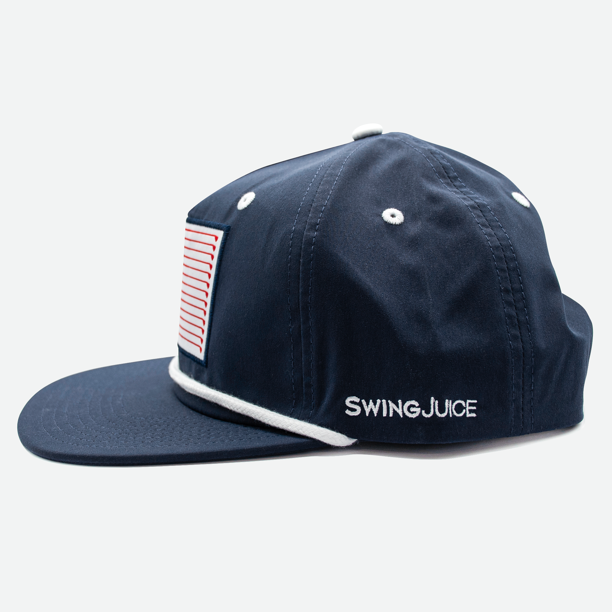 Golf Flag Unisex Active Rope Hat Navy-Navy