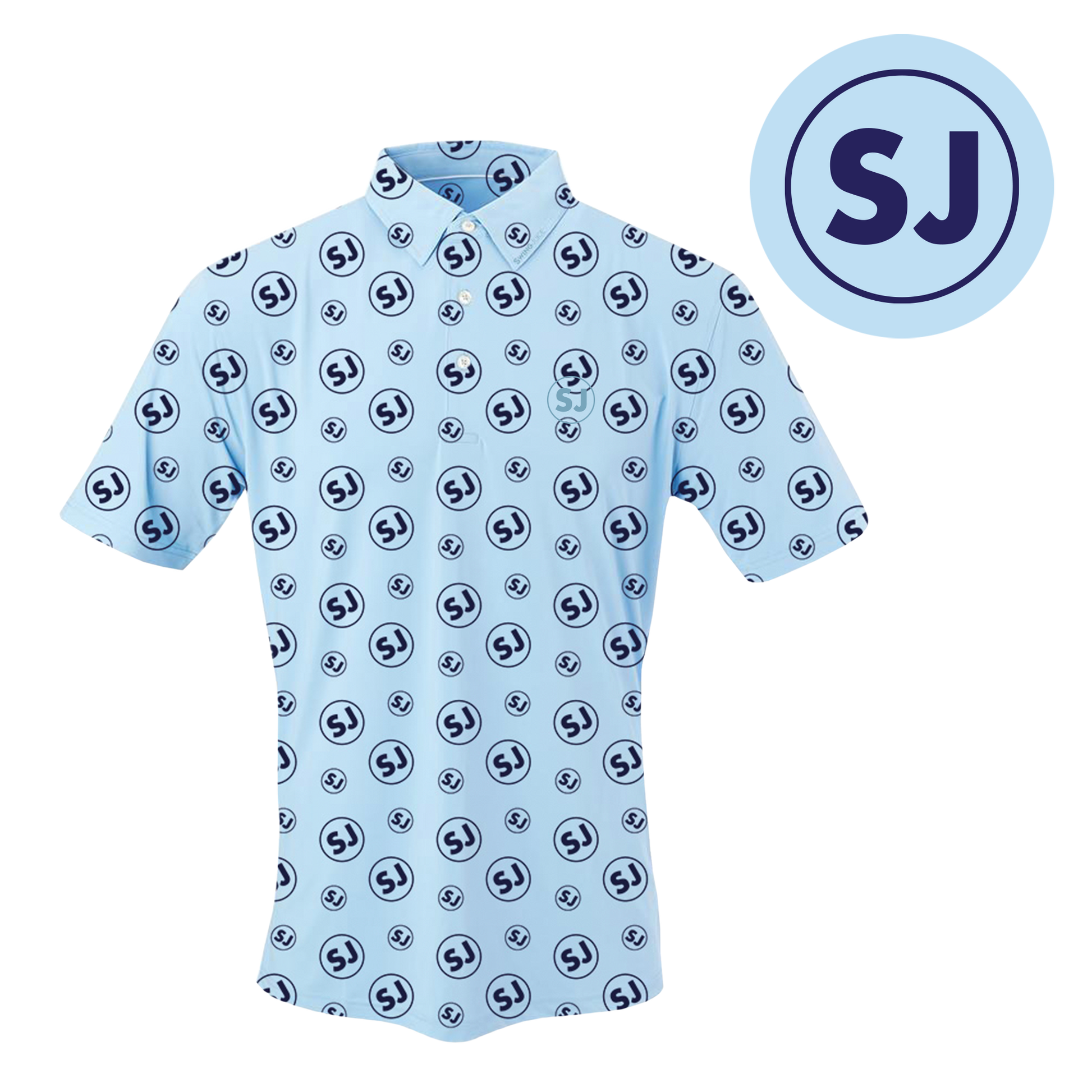 Golf Circle SJ Men's Polo SwingJuice