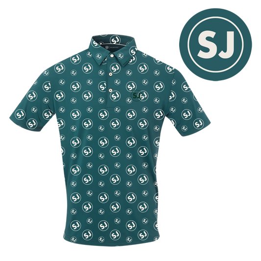 Golf Circle SJ Men's Polo SwingJuice