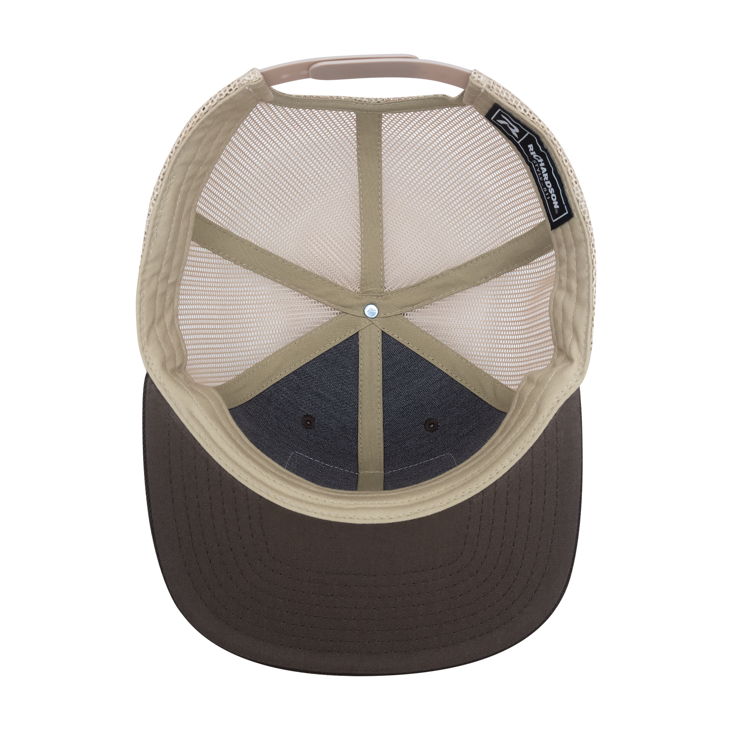 Golf SJ Woods Unisex Wool Trucker Hat-Brown Khaki