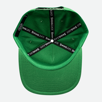 Golf Olde English Snapback Hat-Green