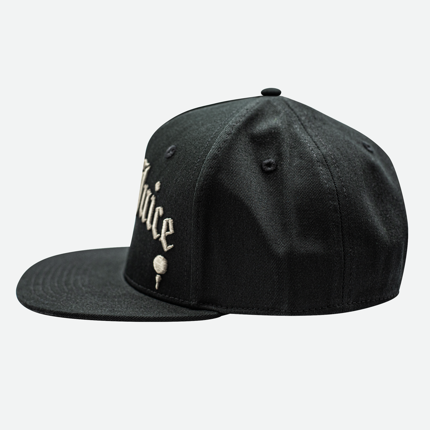 Golf Olde English Snapback Hat-Black