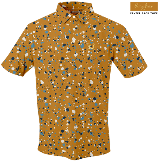 Golf Splatter Men's Polo SwingJuice