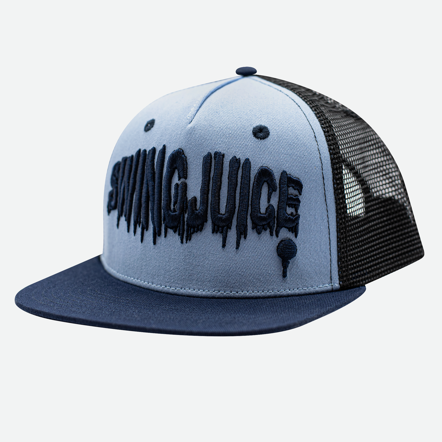 Golf SJ Slime Trucker Hat-Carolina Blue