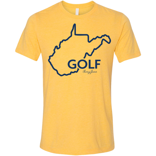 Golf West Virginia Unisex T-Shirt SwingJuice