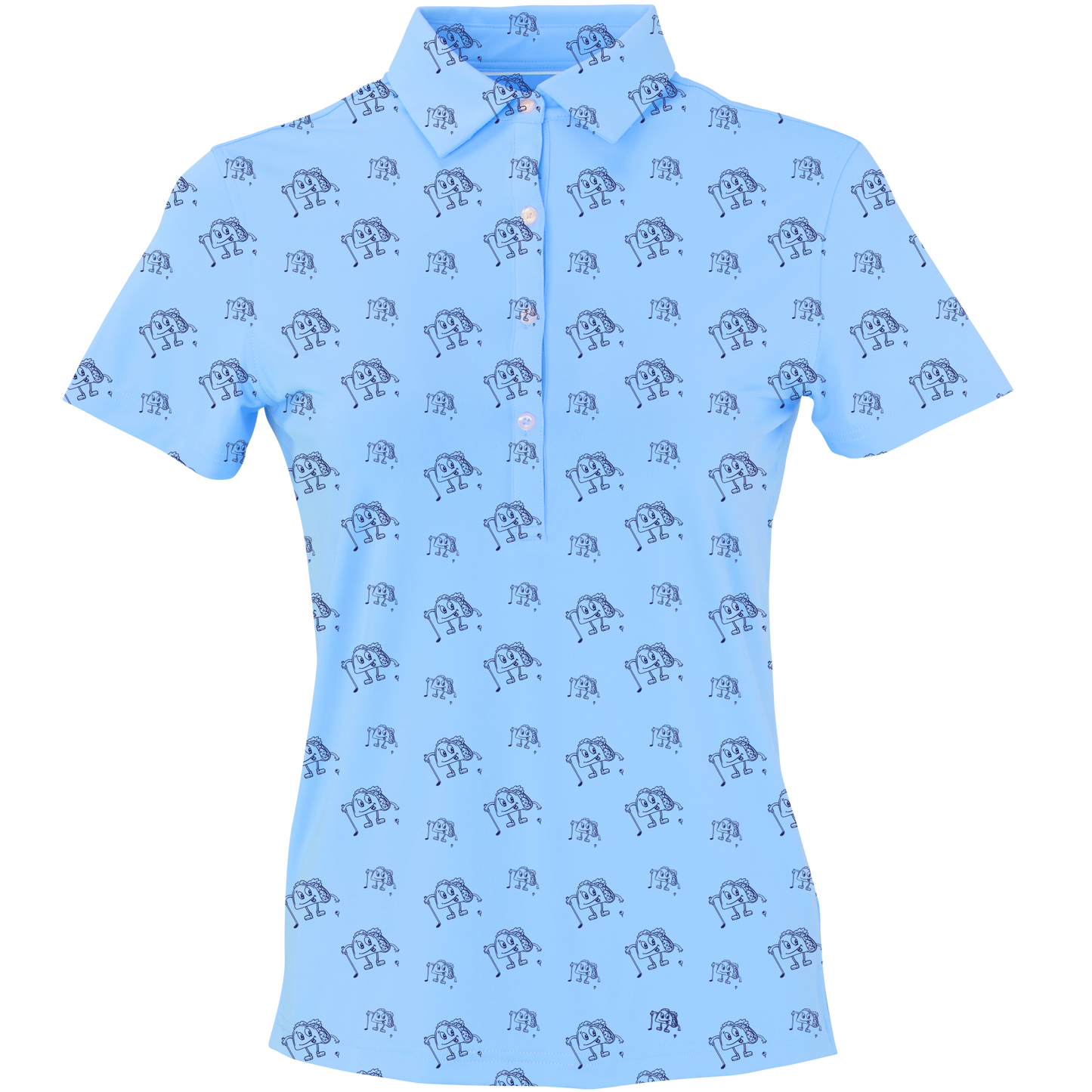 Golf & Tacos Women's Polo - Blank Left Chest-Maui