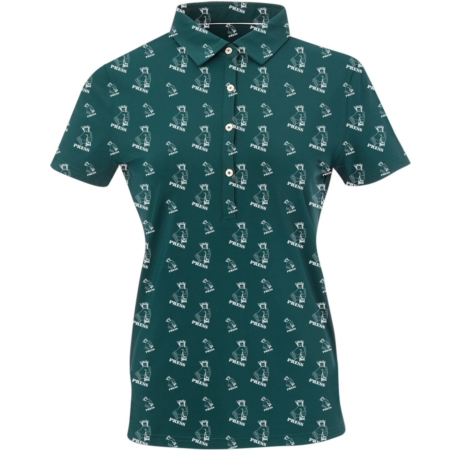 Golf Press Women's Polo - Blank Left Chest-Pine