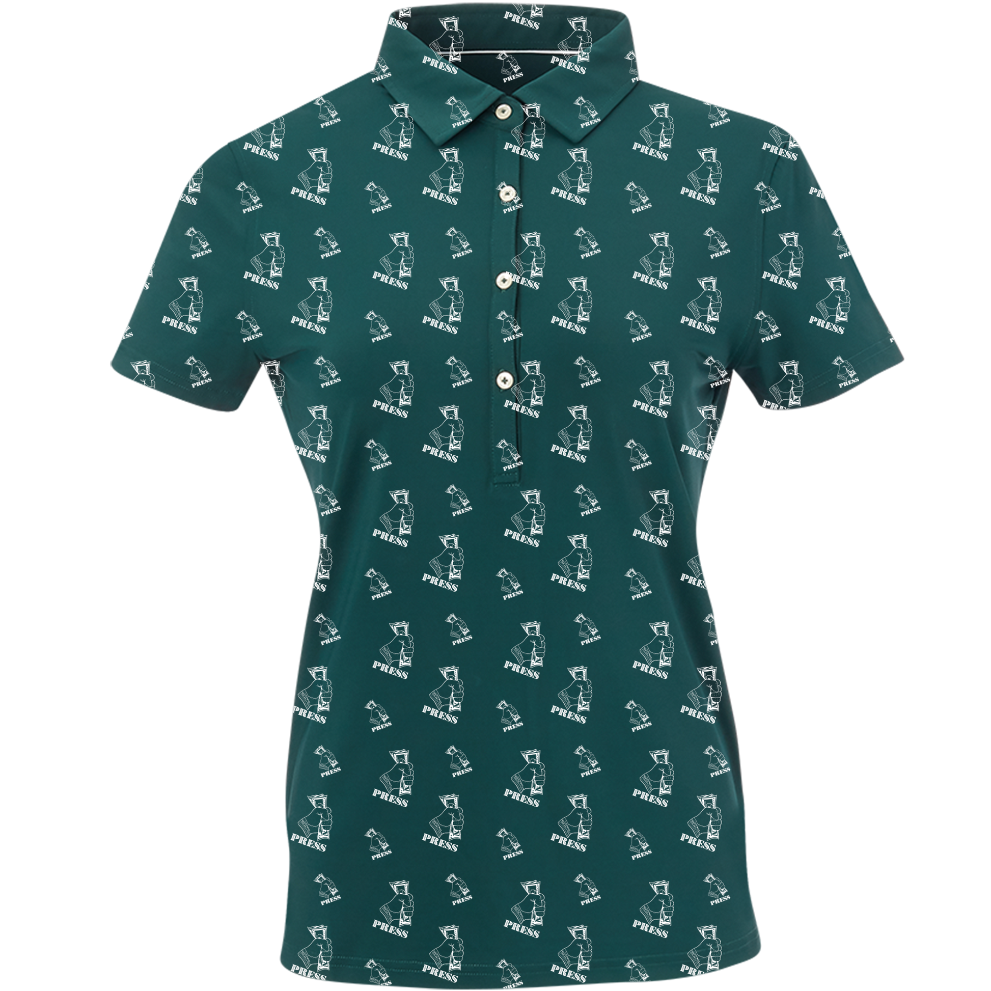 Golf Press Women's Polo - Blank Left Chest-Pine