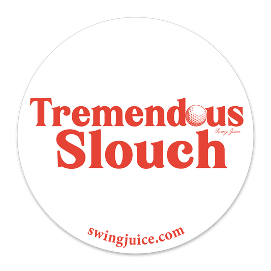 Golf Tremendous Slouch Sticker-White